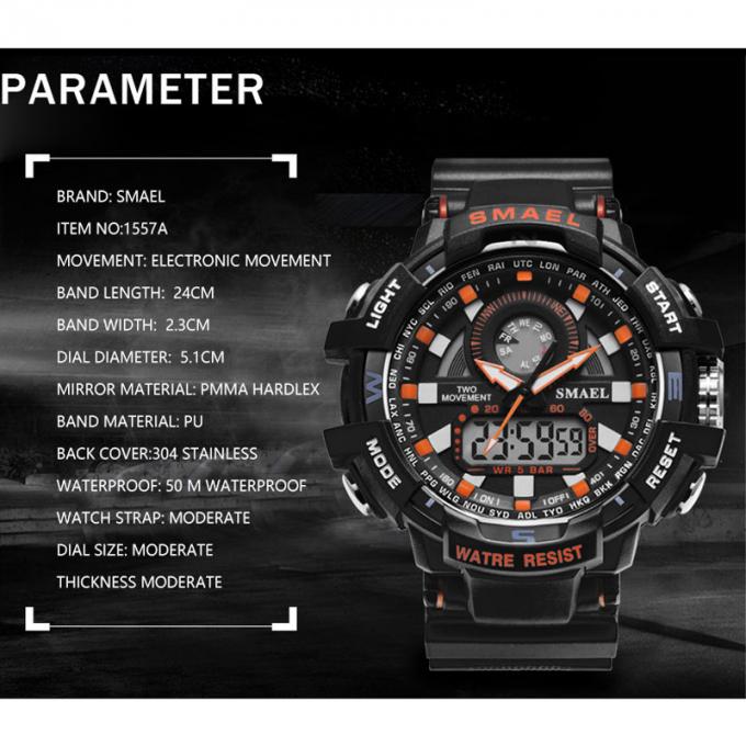 WJ-7398方法最も最近の設計SMAEL人の腕時計の大きい表面ブランドのデジタル腕時計の偶然の安い価格のシリコーンHandwatches