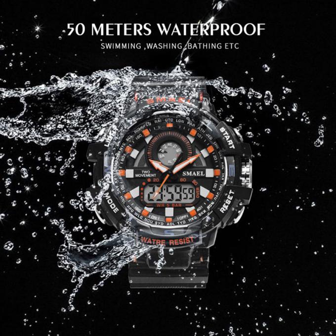 WJ-7398方法最も最近の設計SMAEL人の腕時計の大きい表面ブランドのデジタル腕時計の偶然の安い価格のシリコーンHandwatches