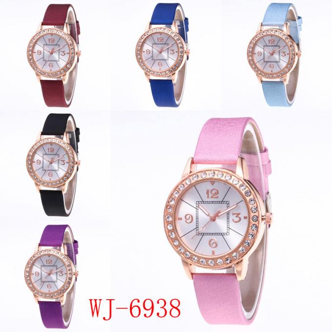 WJ-7431多数の中国様式と流行そして贅沢なAlibaba最も最近の熱い様式色安い女性ベルトの腕時計