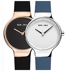 WJ9007は決め付ける贅沢な腕時計の女性をナイロンOEMの腕時計低いMOQ偶然の防水カレンダーの腕時計のロゴの習慣所有します