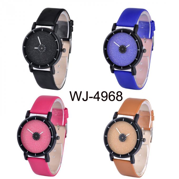 WJ-7740中国の工場低いOEMは水晶シリコーンのHandwatchesの男女兼用の流行の注文のロゴの腕時計を見ます